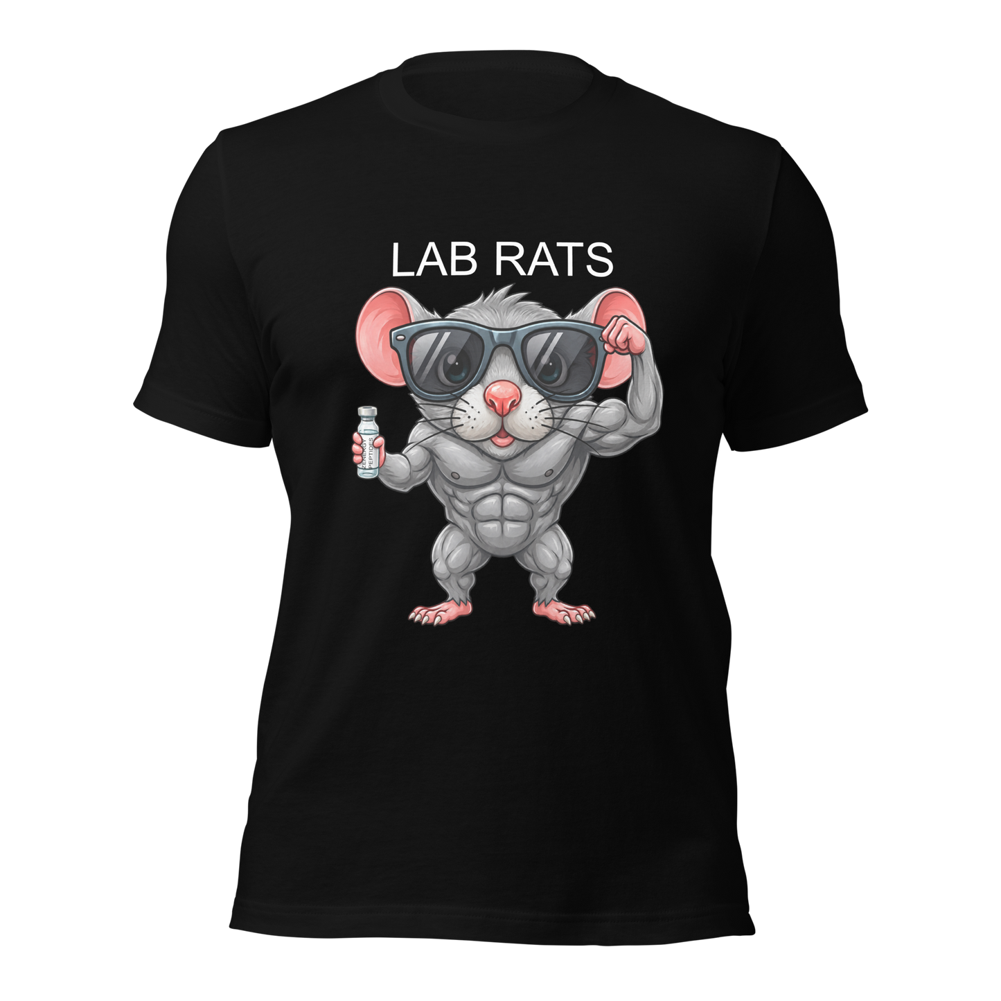 LAB RATS MUSCLE - Bella + Canva Unisex T-Shirt