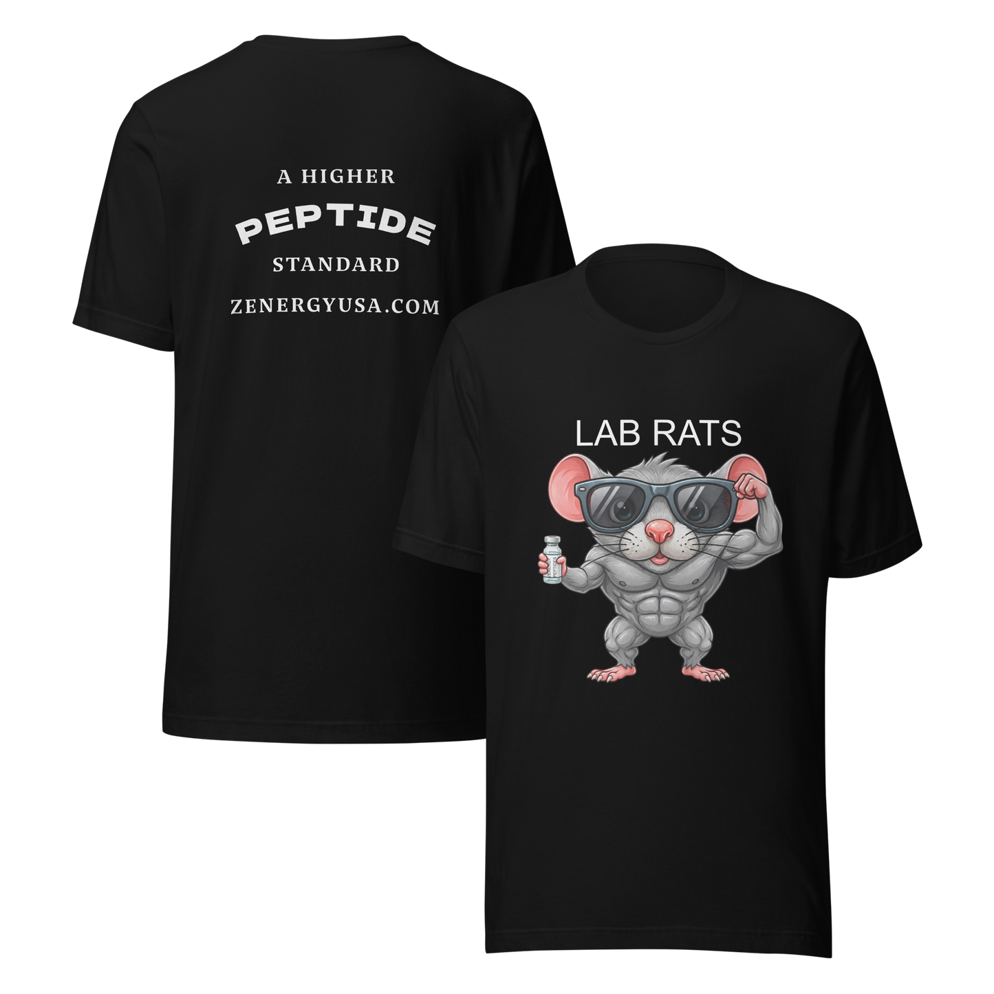 LAB RATS MUSCLE - Bella + Canva Unisex T-Shirt