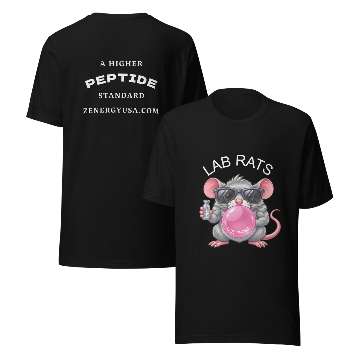 BUBBLE PINK LAB RATS - Bella + Canva Unisex T-Shirt