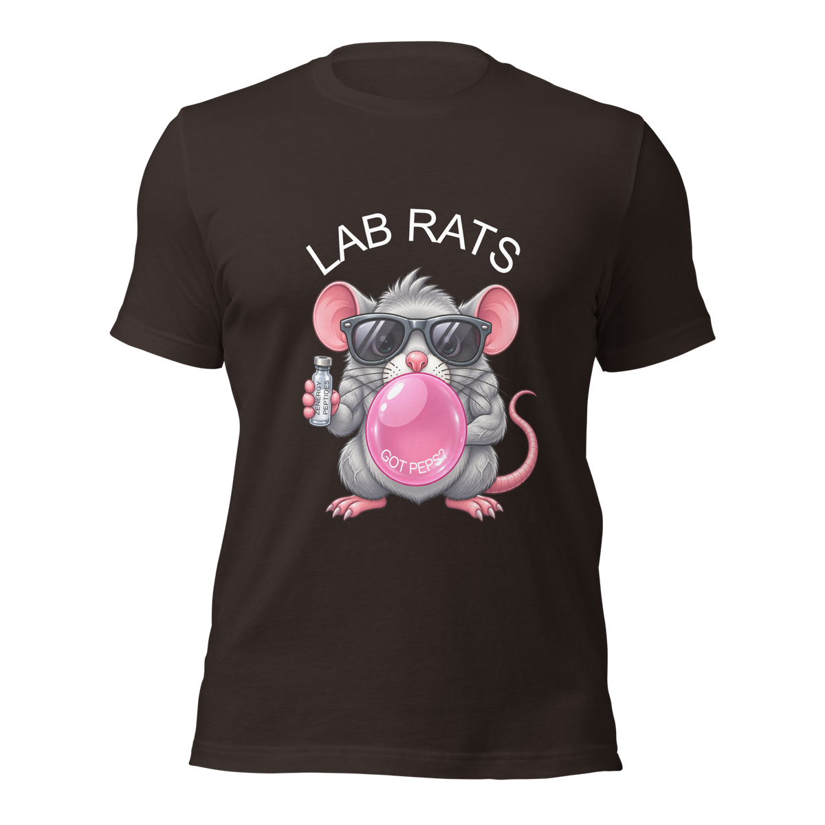 BUBBLE PINK LAB RATS - Bella + Canva Unisex T-Shirt