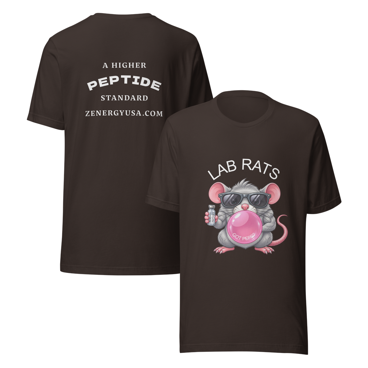 BUBBLE PINK LAB RATS - Bella + Canva Unisex T-Shirt