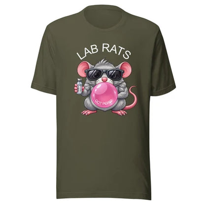 BUBBLE PINK LAB RATS - Bella + Canva Unisex T-Shirt
