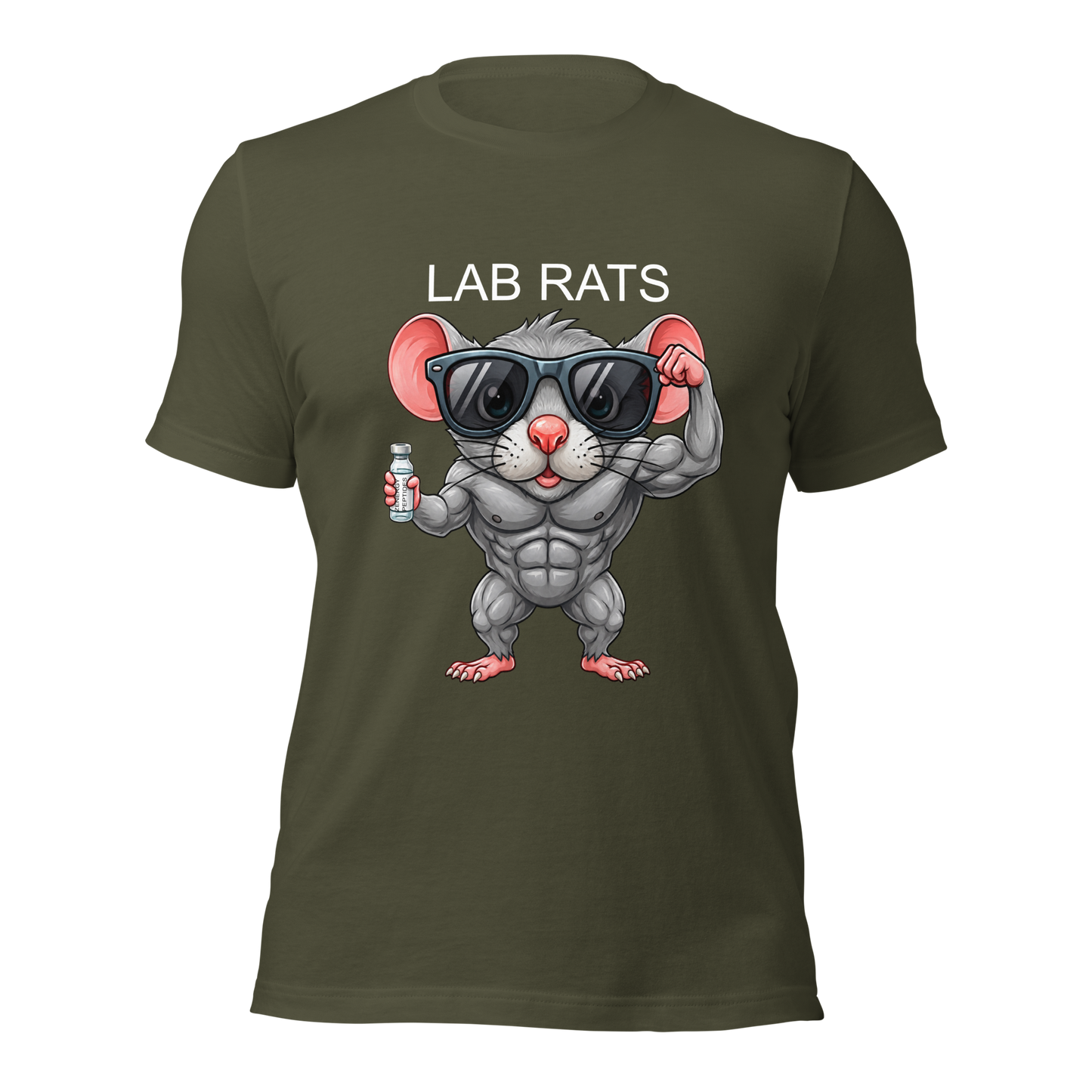LAB RATS MUSCLE - Bella + Canva Unisex T-Shirt