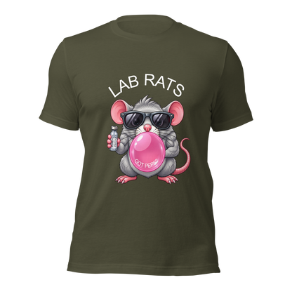 BUBBLE PINK LAB RATS - Bella + Canva Unisex T-Shirt