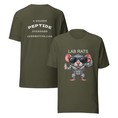 LAB RATS MUSCLE - Bella + Canva Unisex T-Shirt