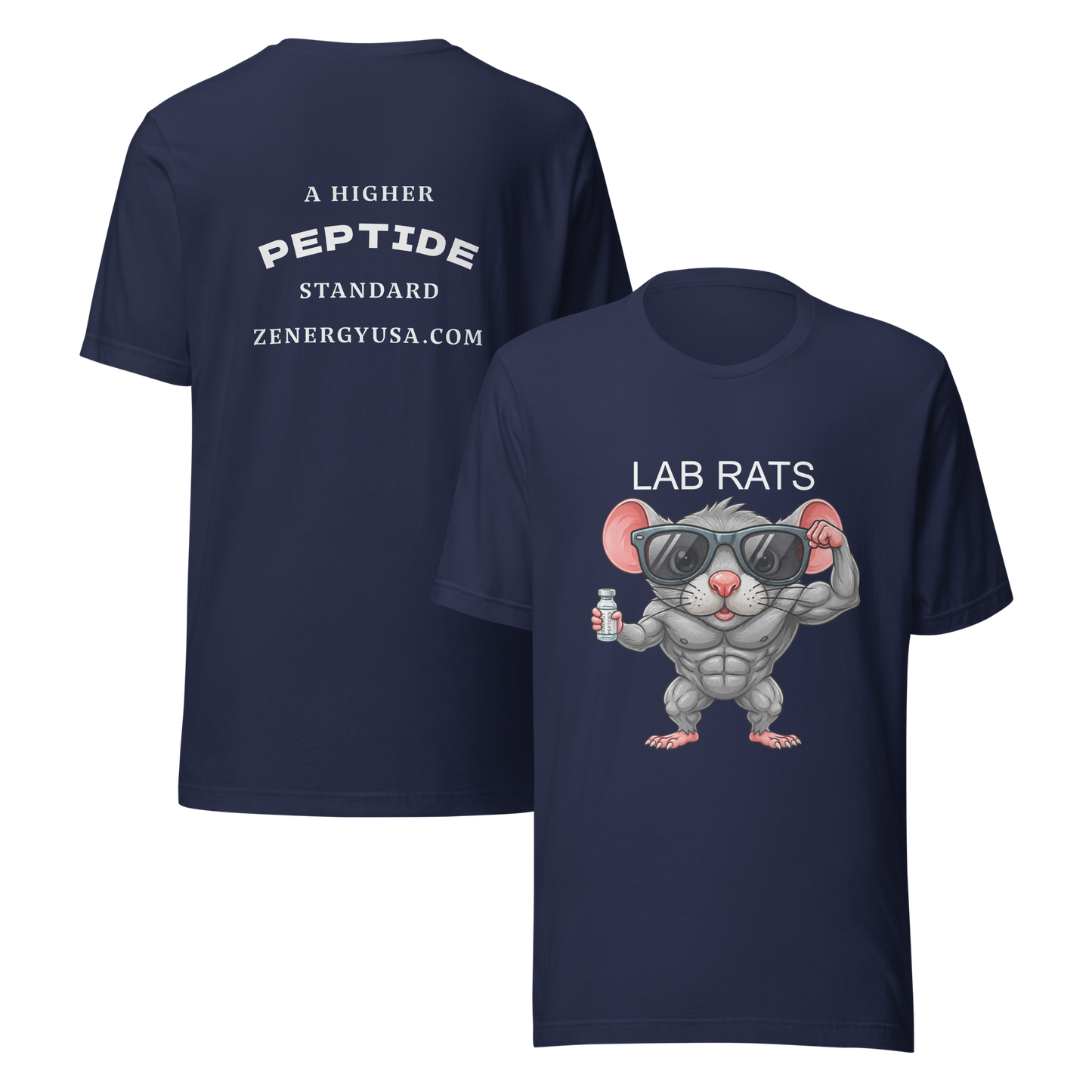 LAB RATS MUSCLE - Bella + Canva Unisex T-Shirt